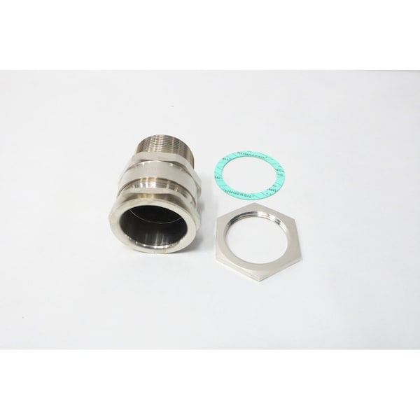 CABLE GLAND 2-1/2IN 2-1/2IN STAINLESS NPT TUBE PIPE ADAPTER